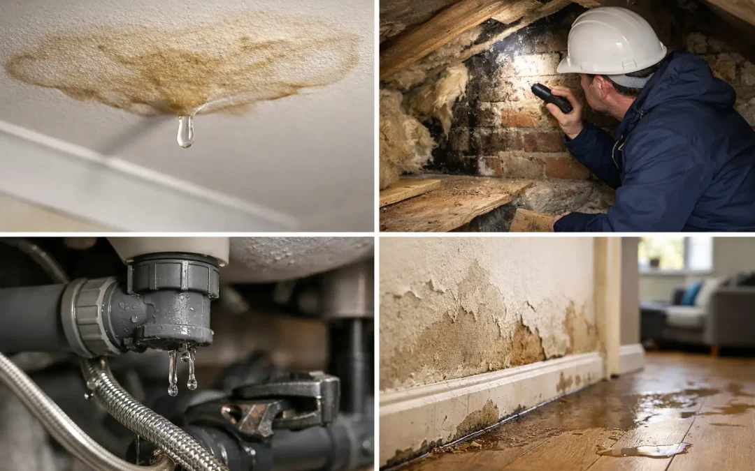 10 Best Signs of Water Leaks in Your Property